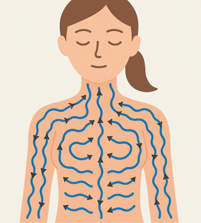 整体電流の流れ　イラスト