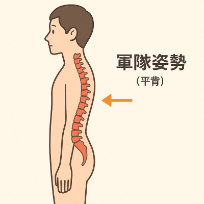軍隊姿勢の状態のイラスト