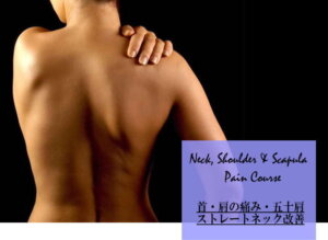 首や肩の痛み、オフィスシンドロームや四十肩・五十肩の改善コース